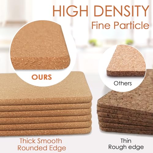 Cork Trivets for Hot Pots and Pans (6 Count)