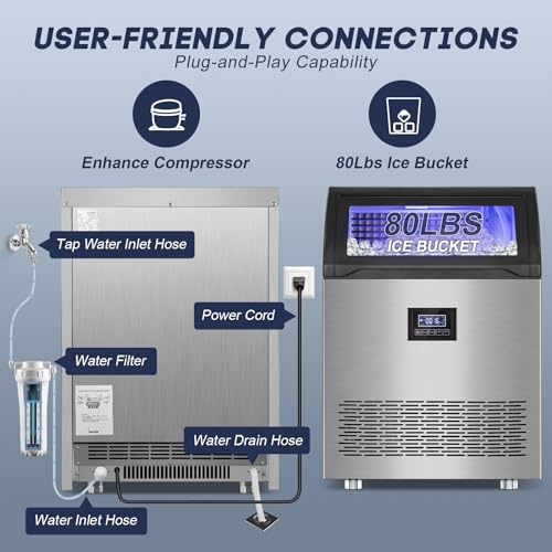 Commercial Ice Maker Machine 360LBS