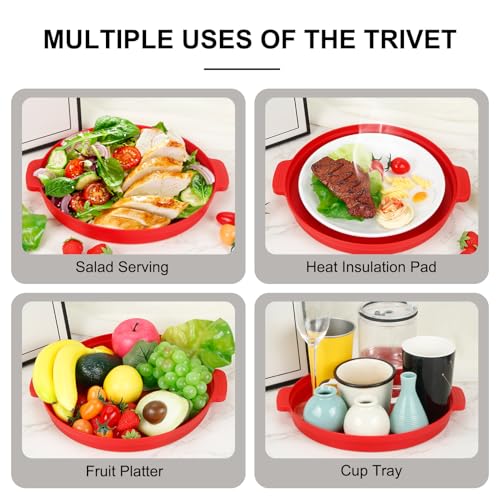 10.7 Inch Microwave Food Cover with Heat Insulation Mat