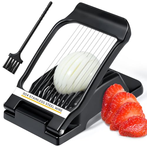 Egg Slicer for Hard Boiled Eggs & Strawberry Soft Foods