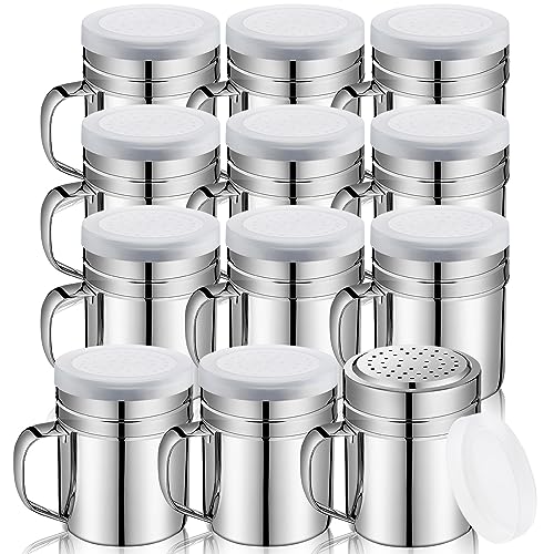 12 Pcs Stainless Steel Salt and Pepper Shakers
