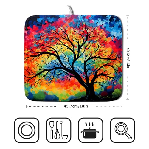 Microfiber Drying Mat Kitchen Counter