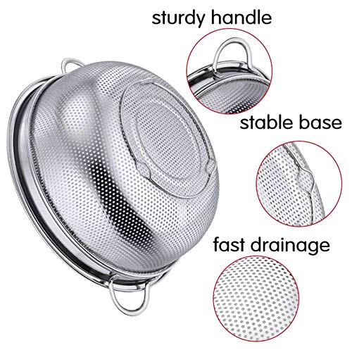 Colander 3qt Stainless Steel Micro