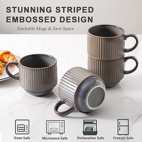 Porcealin Coffee Mugs (4 Count)