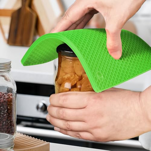 Silicone Square Trivets Mat (6 Count)