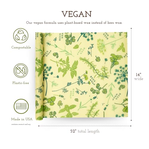 Vegan Beeswax Wrap Roll