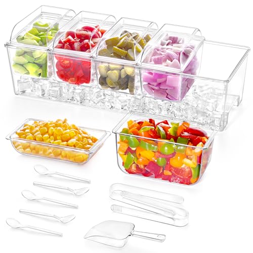 Chilled Condiment Caddy with Spoons