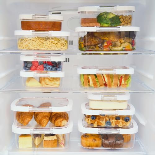 Duo Loc Deli Meat Containers for Fridge with Airtight Lids (3 Count)