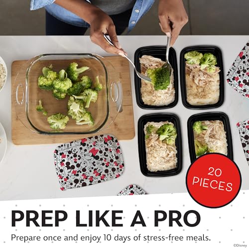 Disney Mickey & Minnie Meal Prep Containers (10 Count)