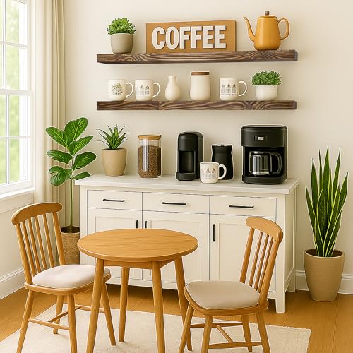 Floating Shelves 48 inch Long 8 "deep Set of 2 (2 Count)