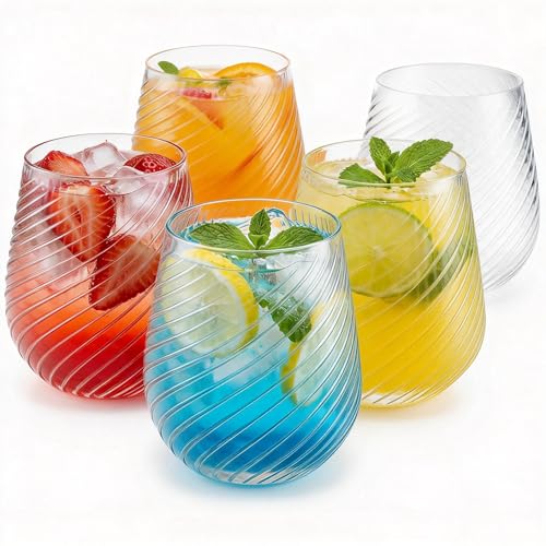 40 Pack Plastic Wine Glasses (40 Count)