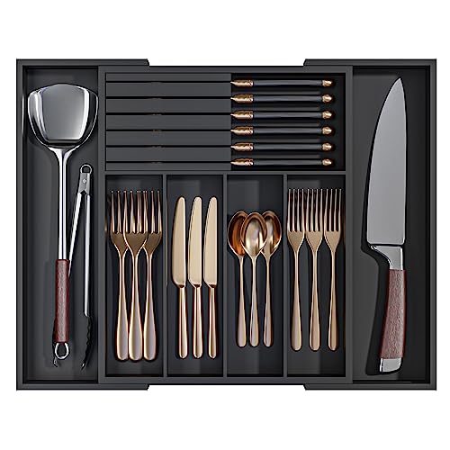 Utensil Organizer Silverware Tray for Drawer