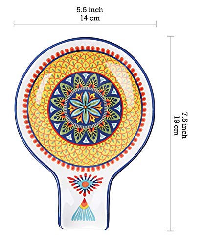 Havana Ceramic Spoon Rest for Stove Top