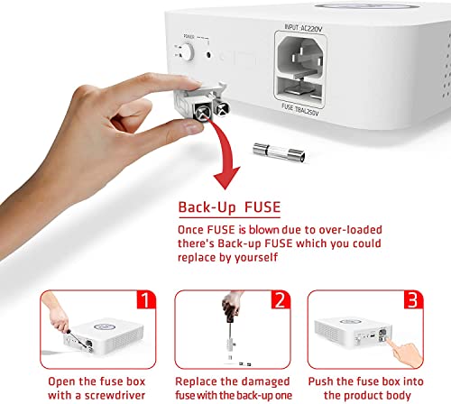 Step Down Transformer 220V to 110V 300W US Appliances Use in Europe