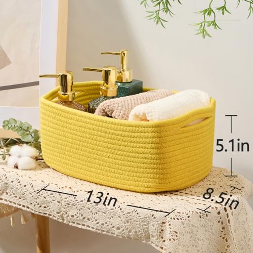 Small Storage Baskets for Organizing (3 Count)