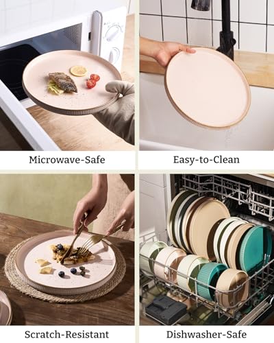 Stoneware Dishes Dinnerware Sets for 6 (18 Count)