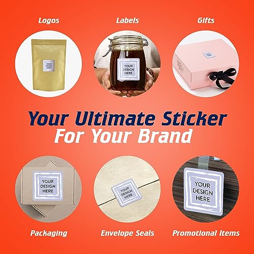 Custom Vinyl Stickers Your Image (100 Count)