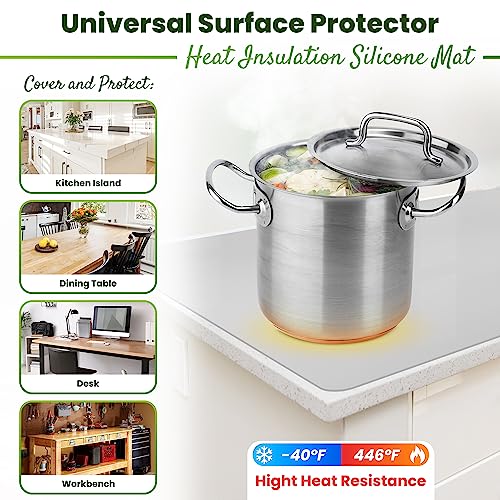 Premium Silicone Mat 25" x 17" Cooking Mat Thick Heat Resistant