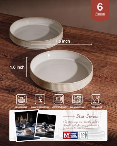 Star 7.5" Pasta Bowls Set of 6 (6 Count)