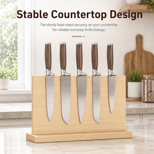 Wooden Magnetic Knife Holder