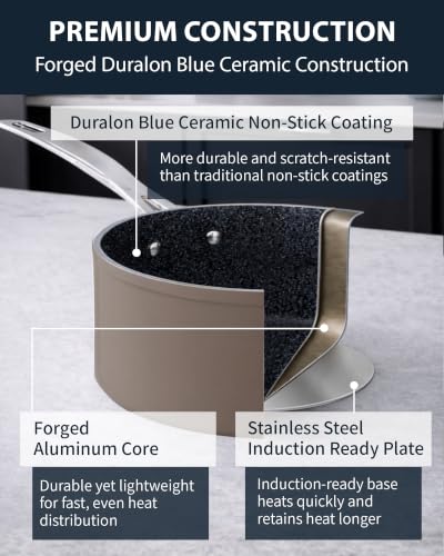 12pc Forged Lightweight Cookware Set