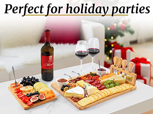 Zulay Charcuterie Board Set Large (24 Count)