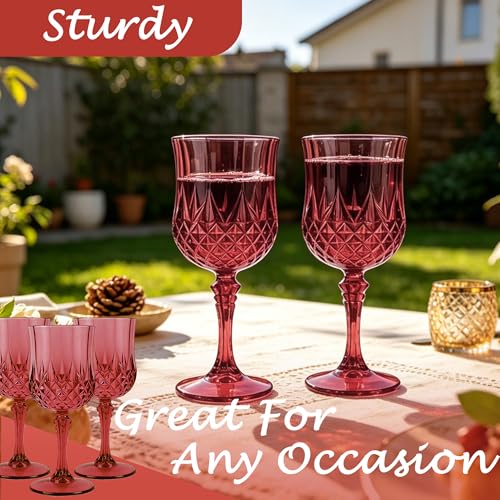 48Pack Plastic Wine Glasses (48 Count)