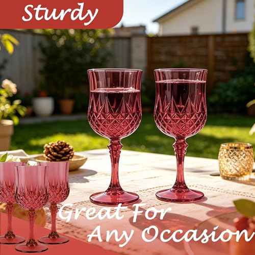 12Pack Plastic Wine Glasses (12 Count)