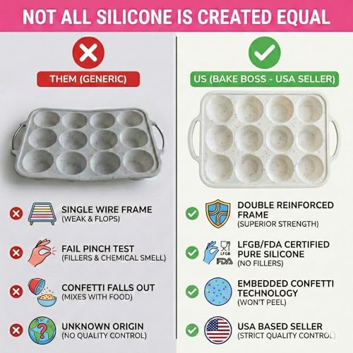 Silicone Muffin Pans (2 Count)