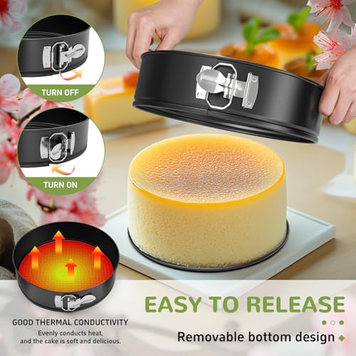 7 Inch Springform Pan with Removable Bottom