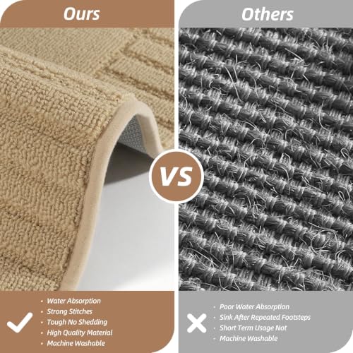 Kitchen Rugs Non Slip Washable 2PCS