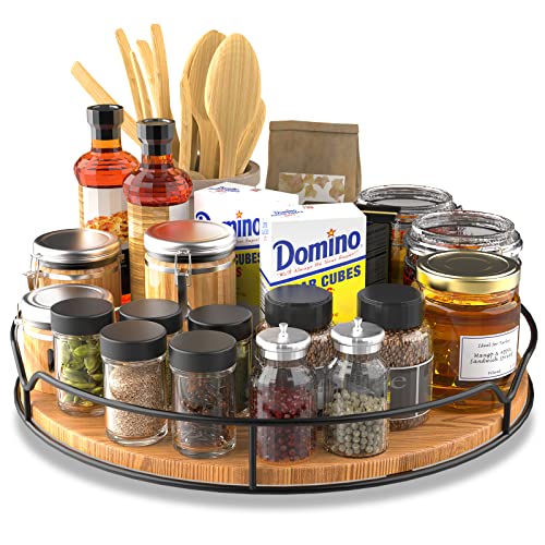 Lazy Susan Turntable Organizer for Cabinet Pantry Kitchen Countertop Refrigerator Cupboard