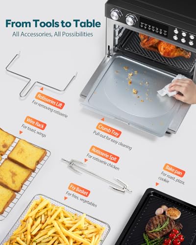 28QT Air Fryer Toaster Oven Combo