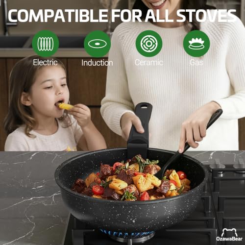 18 Pcs Pots and Pans Set Non Stick