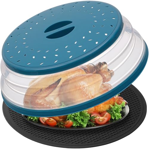 Large Microwave Splatter Cover & Silicone Mat (2 Count)