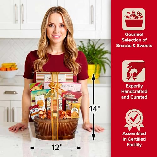 Ultimate Gift Basket with Gourmet Foods Snacks & Sweets