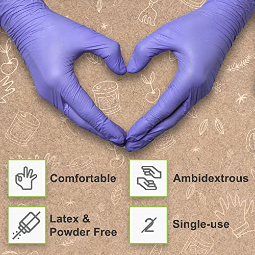 Biodegradable Disposable Nitrile Gloves Large (150 Count)