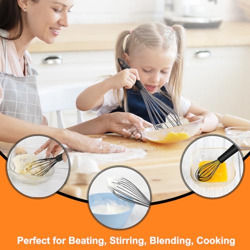 4 Pieces Silicone Whisks Set