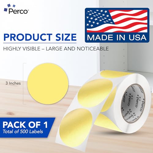 Metallic Gold Round Circle Dot Sticker 3