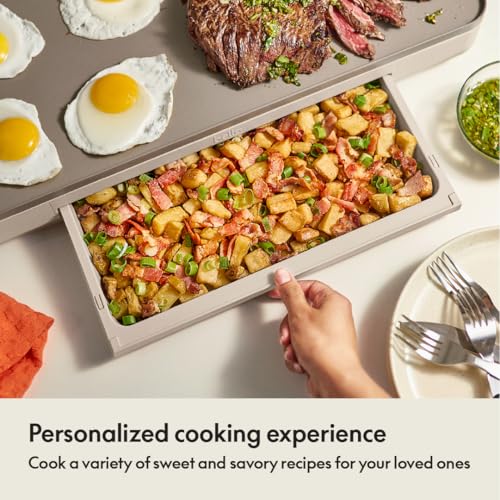 12 x 22 Electric Griddle with Warming Tray
