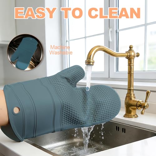 Silicone Oven Mitts (2 Count)