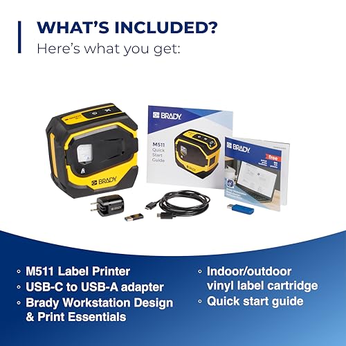 M511 Portable Wireless Industrial Label Printer
