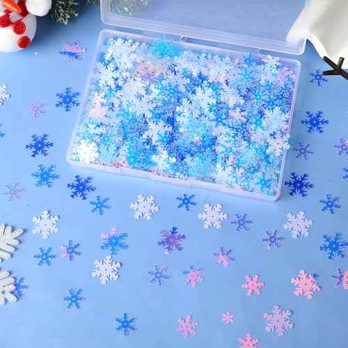 Christmas Snowflakes Confetti Decorations