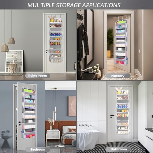 2 Pack Over the Door Storage Organizer (2 Count)
