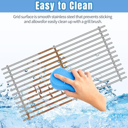 18 7 8" SUS304 9MM Cooking Grates for Weber Genesis II E210 Grill Grates for Weber Genesis II E