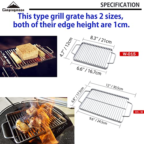 304 Stainless Steel 9.6'' x 6.8'' Cooking Grill Grate Cooking Grid Cooking Grate B5