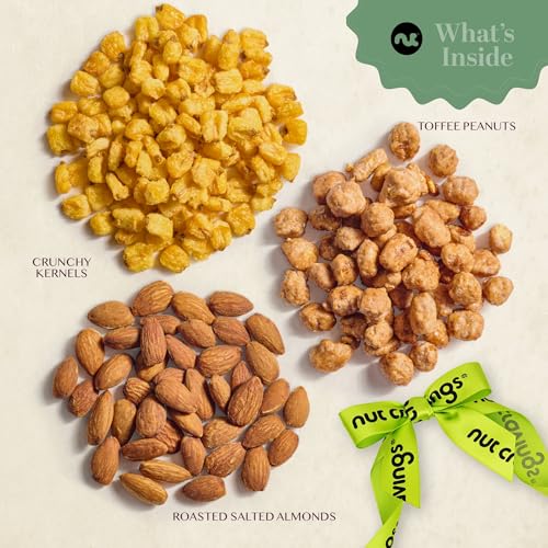 Mixed Nuts Acrylic Tower Gift Basket