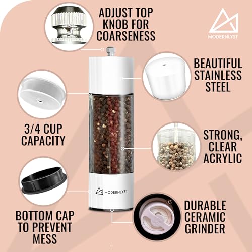 Manual Salt and Pepper Grinder Set of 2 (2 Count)