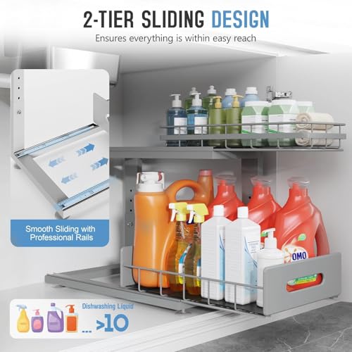 Under Sink Organizer Upgrade To Professional Rails