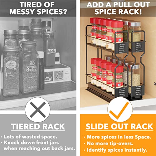 Pull Out Spice Rack Organizer for Cabinet